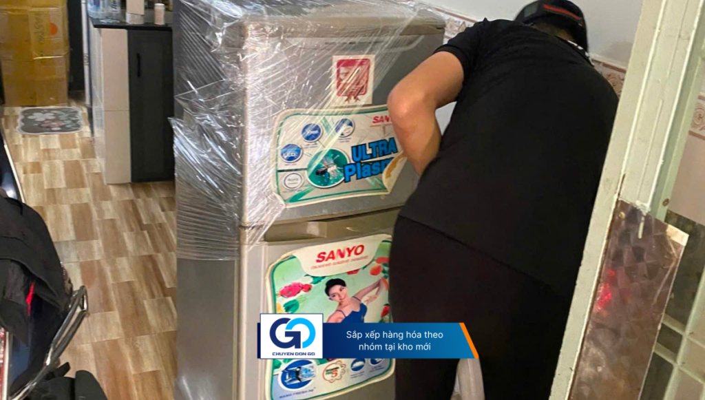 Sắp xếp hàng hóa theo nhóm tại kho mới