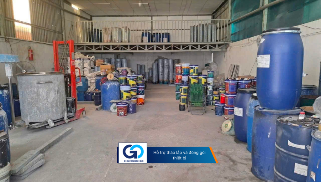  Hỗ trợ tháo lắp và đóng gói thiết bị