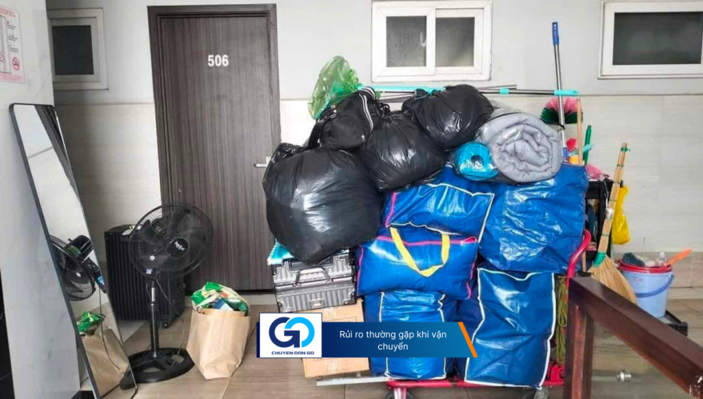 Rủi ro thường gặp khi vận chuyển