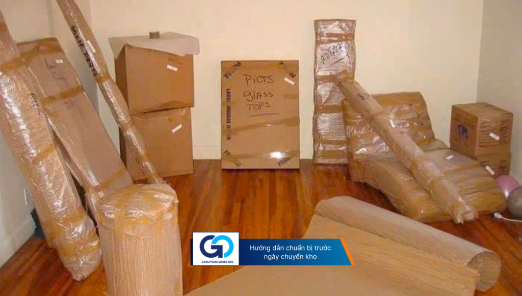 Hướng dẫn chuẩn bị trước ngày chuyển kho