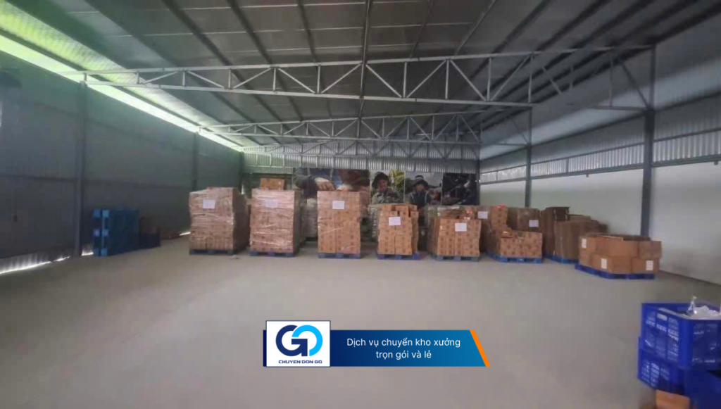 Dịch vụ chuyển kho xưởng trọn gói và lẻ