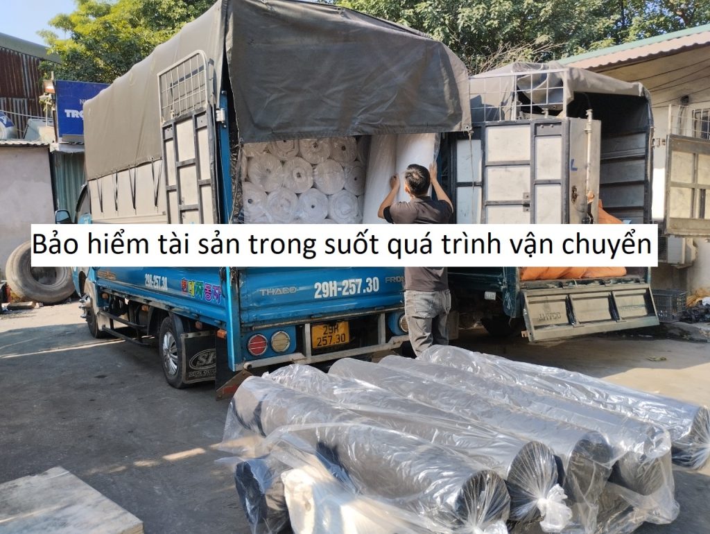 Bảo hiểm tài sản trong suốt quá trình vận chuyển