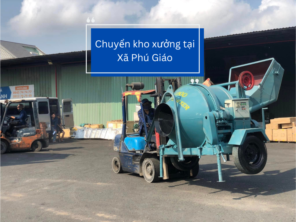Chuyển kho xưởng tại Xã Phú Giáo