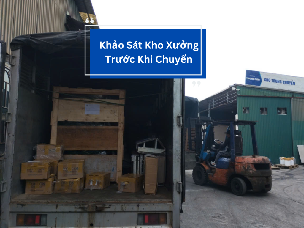 Chuyển kho xưởng tại Phường Bình Dương