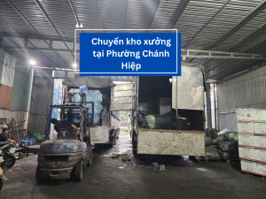 Chuyển kho xưởng tại Phường Chánh Hiệp