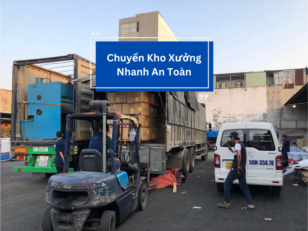 Chuyển kho xưởng tại Phường Bảy Hiền