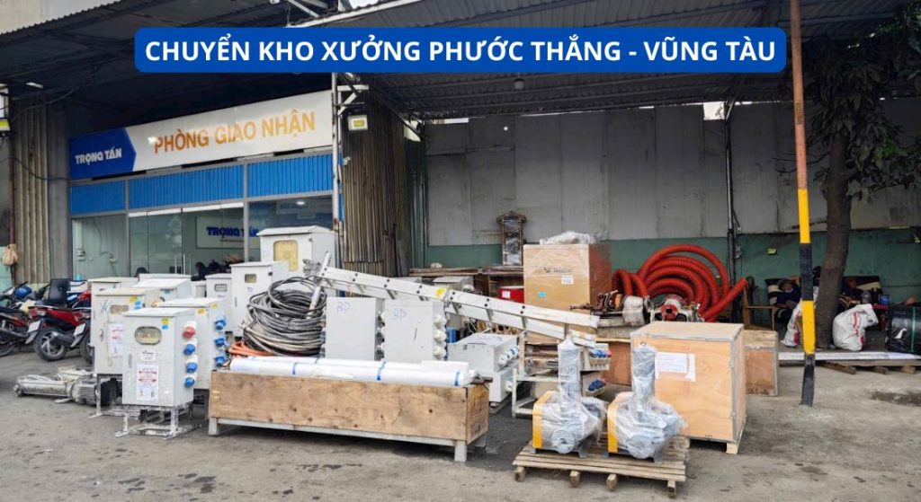 Chuyển kho xưởng tại phường Phước Thắng