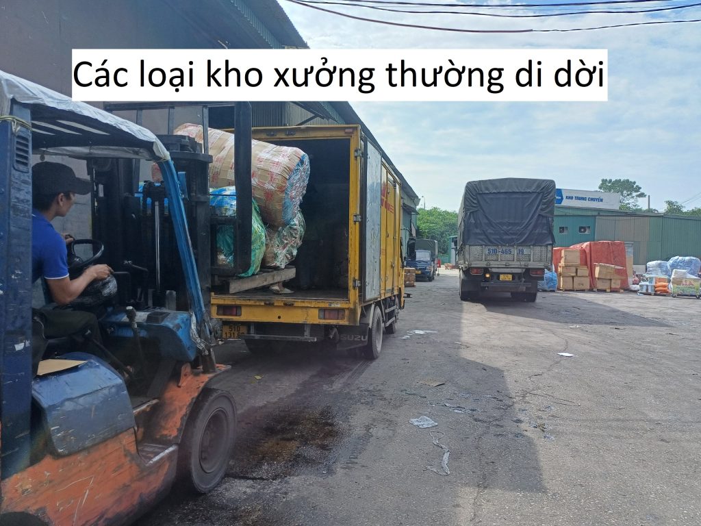 Các loại kho xưởng thường di dời