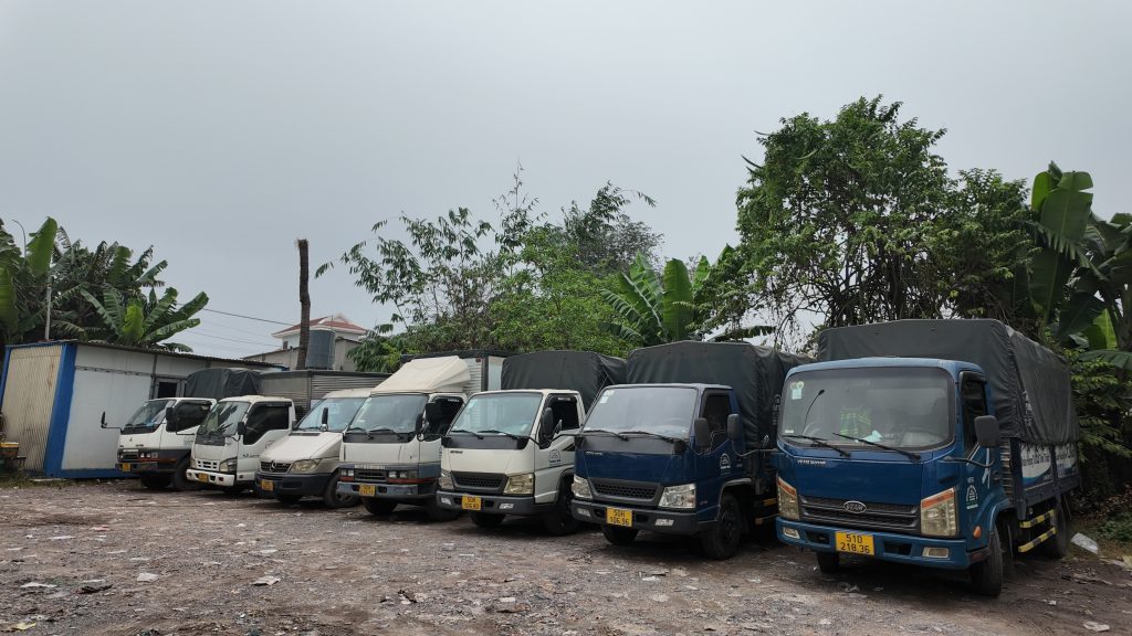 Các loại xe tải chuyển văn phòng từ Hà Nội đi Đồng Nai