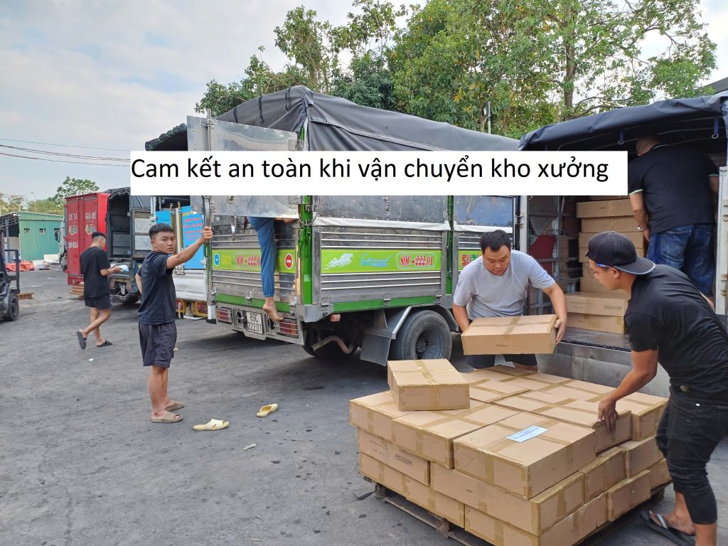 Cam kết an toàn khi vận chuyển kho xưởng