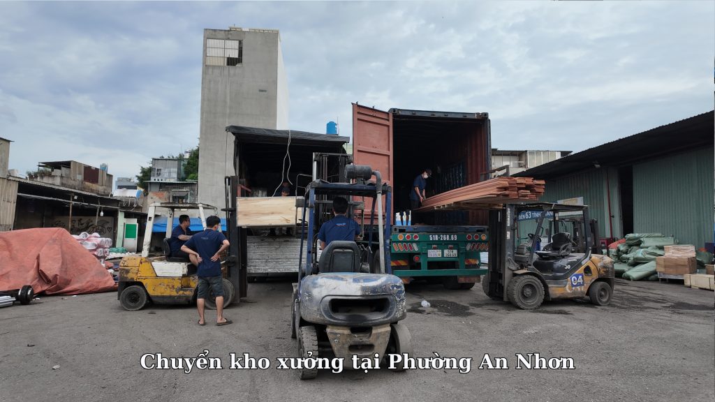 Chuyển kho xưởng tại Phường An Nhơn