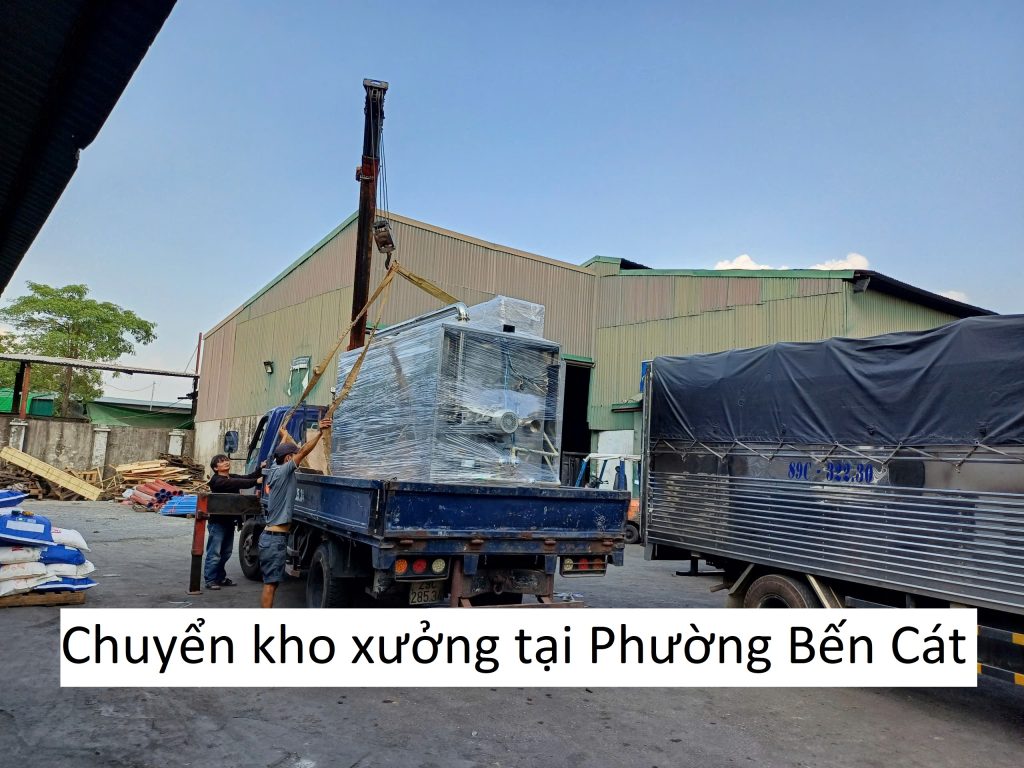 Chuyển kho xưởng tại Phường Bến Cát