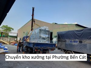 Chuyển kho xưởng tại Phường Bến Cát