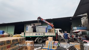 Chuyển kho xưởng tại Phường Chợ Quán