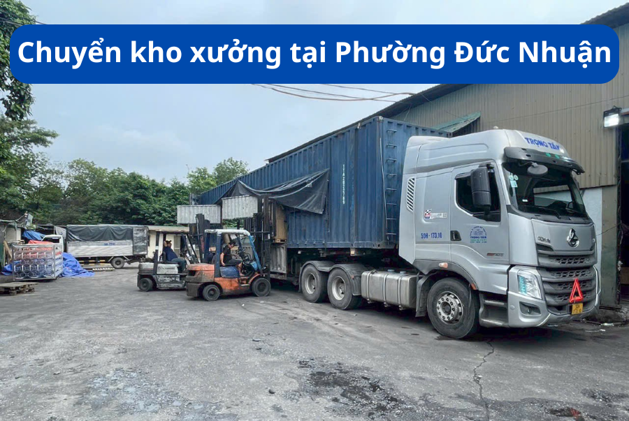 Chuyển kho xưởng tại Phường Đức Nhuận