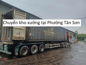Chuyển kho xưởng tại Phường Tân Sơn