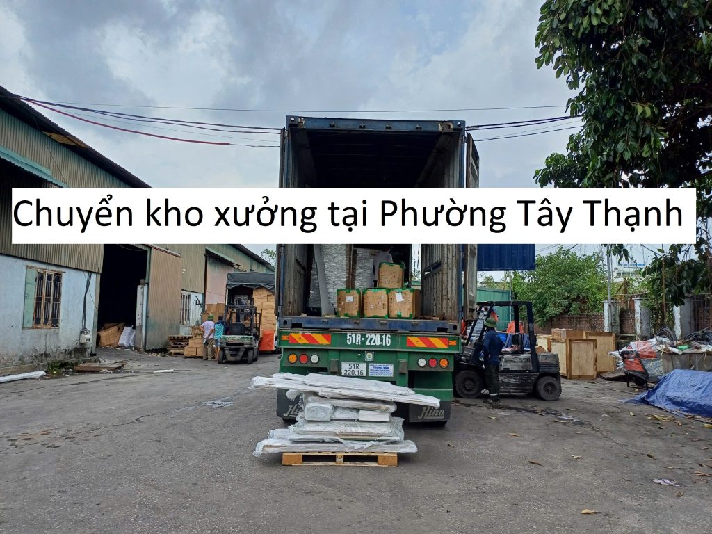 Chuyển kho xưởng tại Phường Tây Thạnh