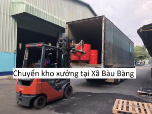 Chuyển kho xưởng tại Xã Bàu Bàng