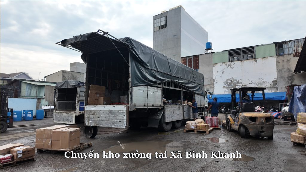 Chuyển kho xưởng tại Xã Bình Khánh