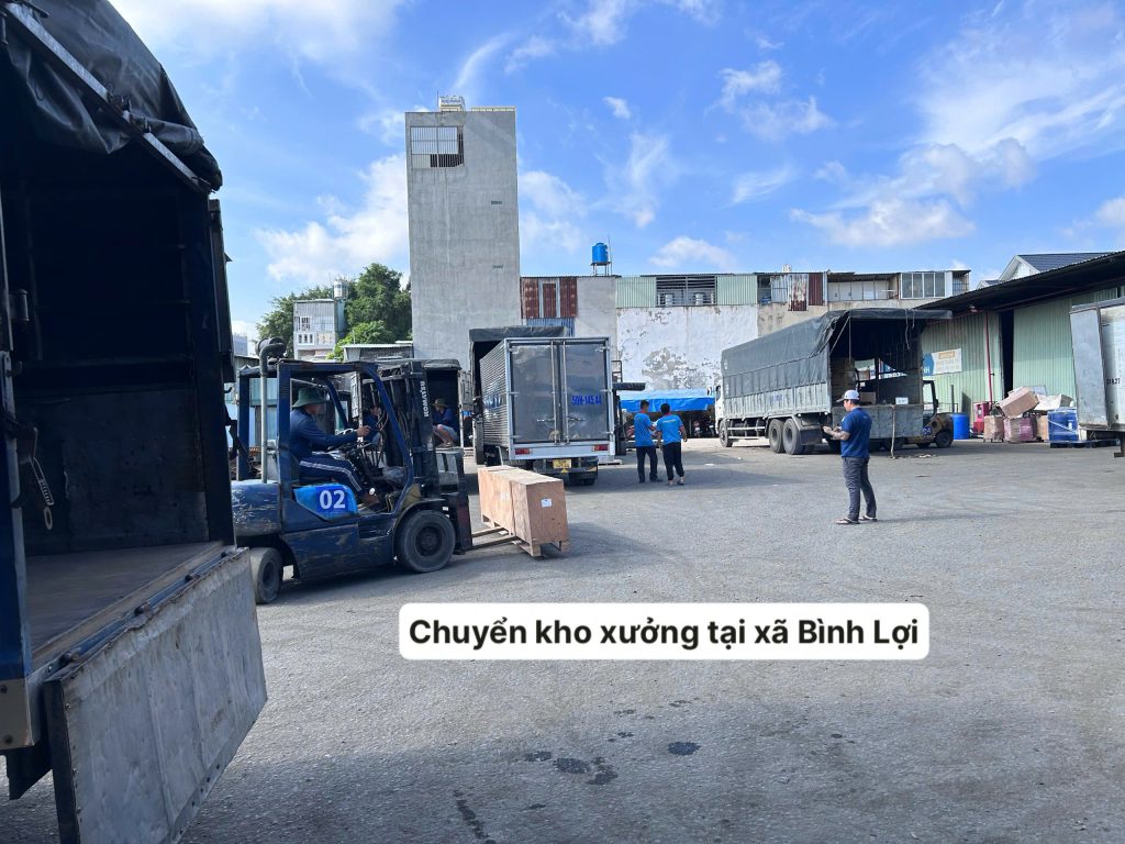Chuyển kho xưởng tại Xã Bình Lợi