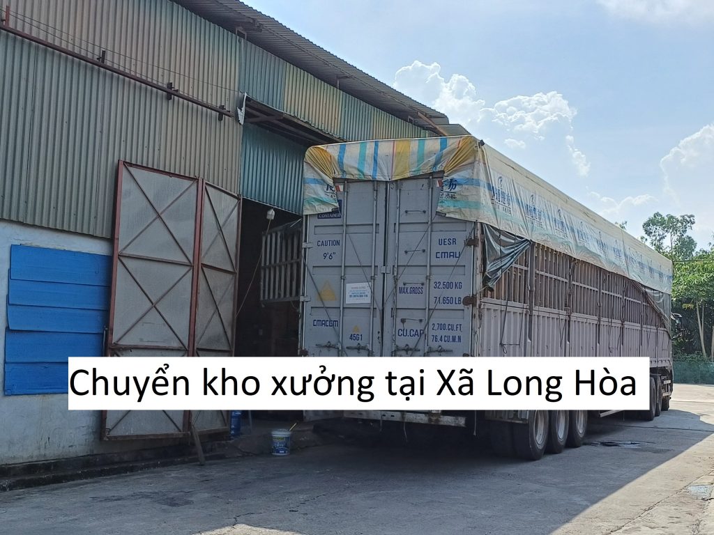 Chuyển kho xưởng tại Xã Long Hòa