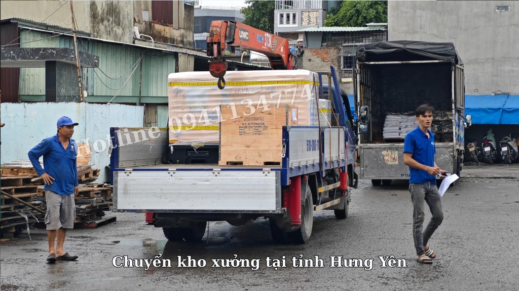 Chuyển kho xưởng tại tỉnh Hưng Yên