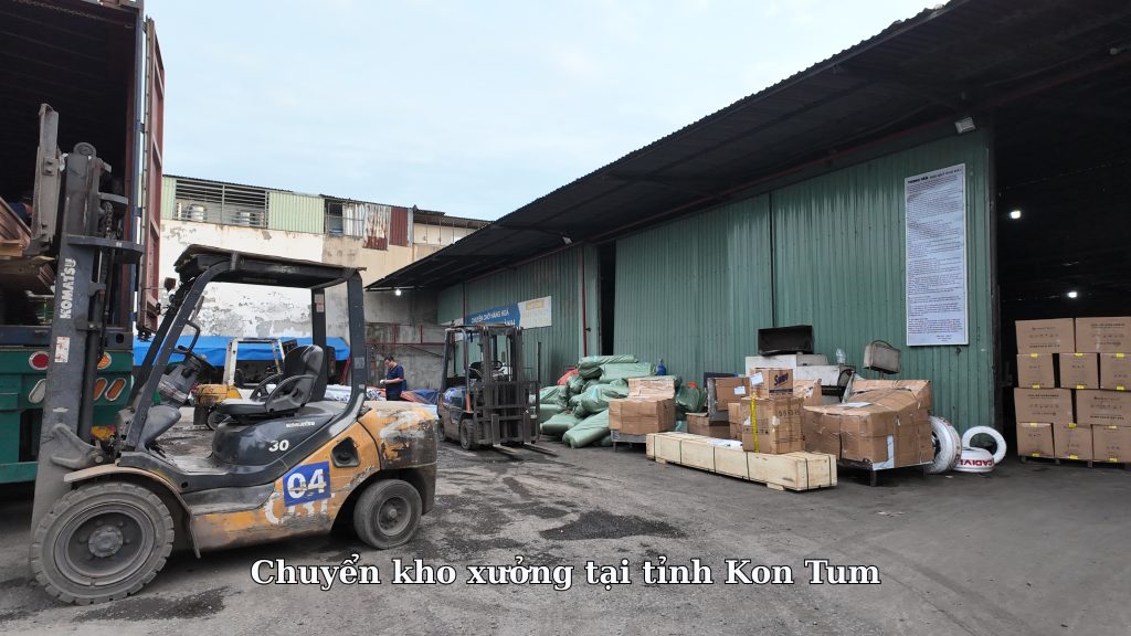 Chuyển kho xưởng tại tỉnh Kon Tum