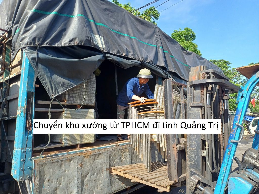 Chuyển kho xưởng từ TPHCM đi tỉnh Quảng Trị