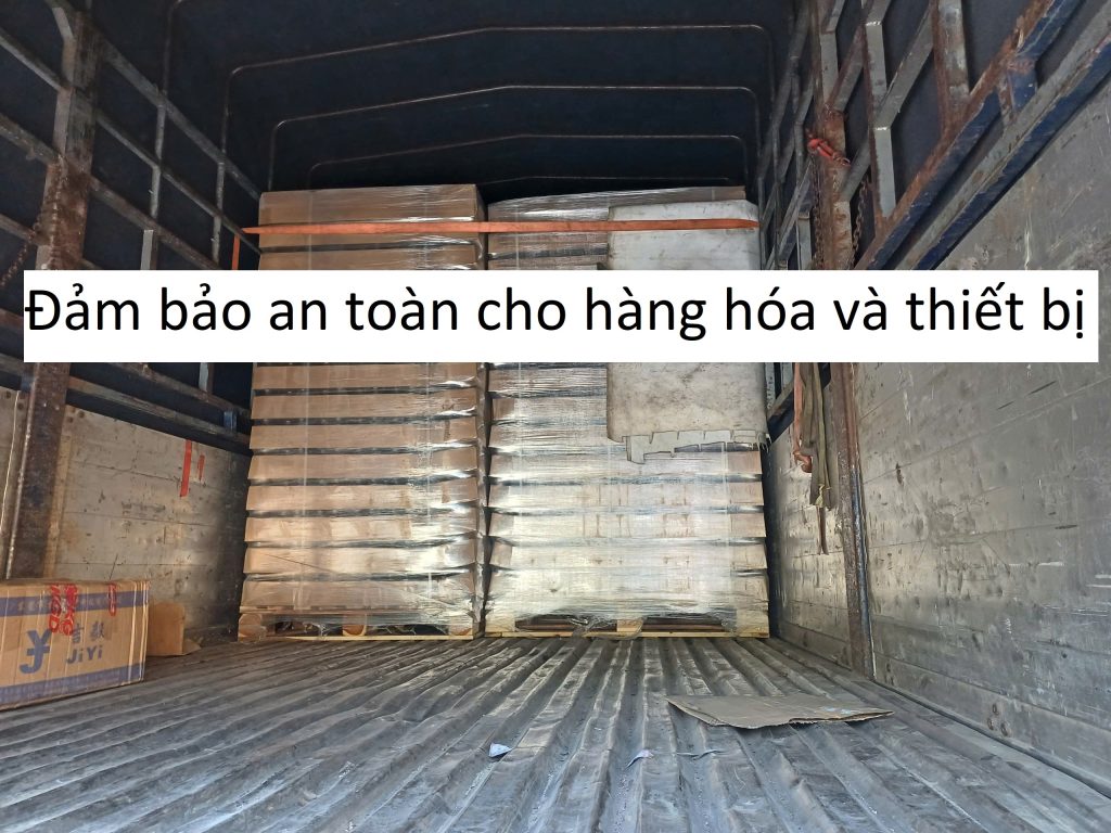 Đảm bảo an toàn cho hàng hóa và thiết bị