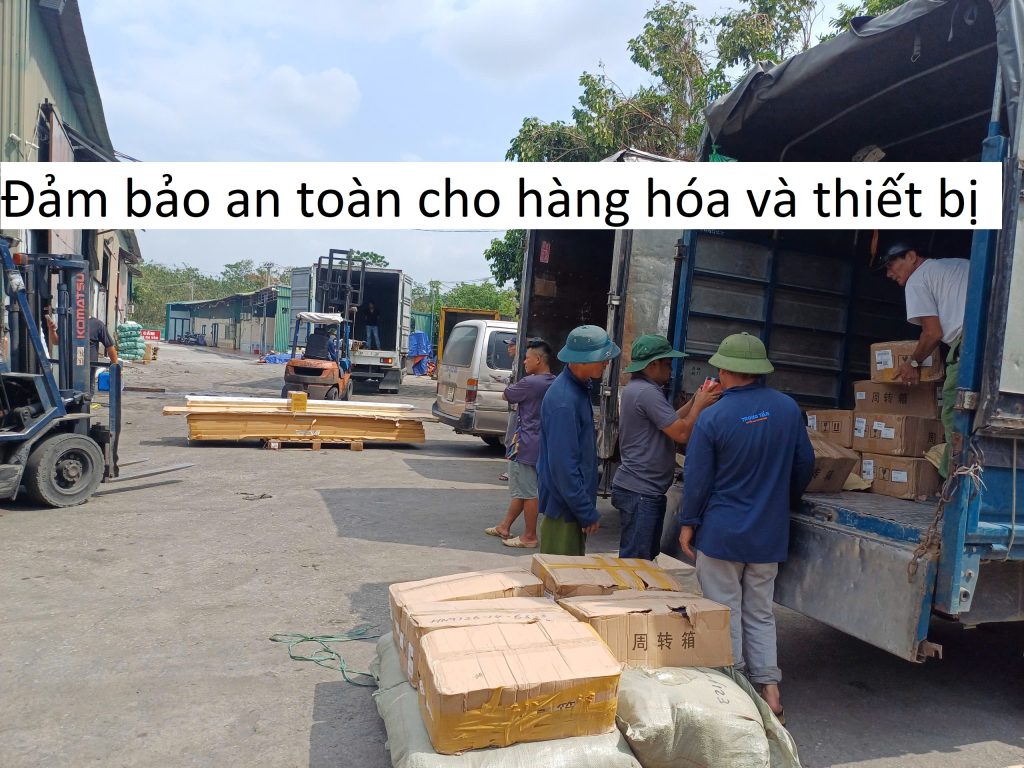 Đảm bảo an toàn cho hàng hóa và thiết bị
