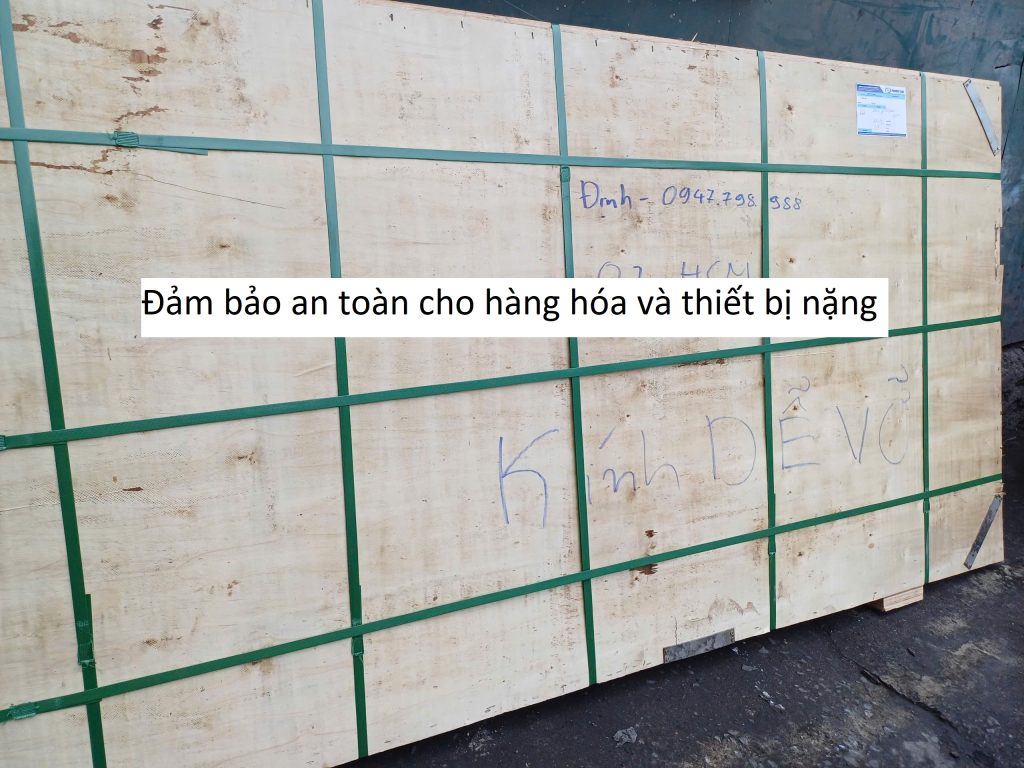Đảm bảo an toàn cho hàng hóa và thiết bị nặng