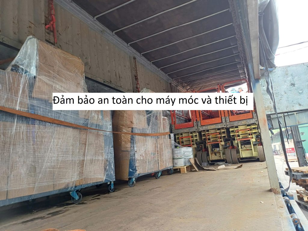 Đảm bảo an toàn cho máy móc và thiết bị