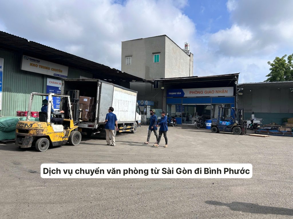 Dịch vụ chuyển văn phòng từ Sài Gòn đi Bình Phước