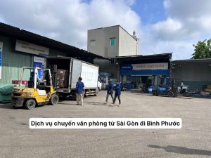 Dịch vụ chuyển văn phòng từ Sài Gòn đi Bình Phước