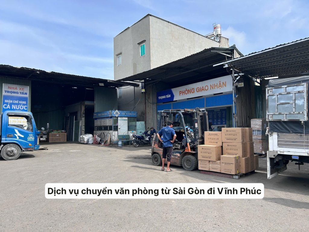 Dịch vụ chuyển văn phòng từ Sài Gòn đi Vĩnh Phúc