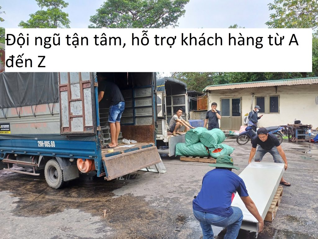 Đội ngũ tận tâm, hỗ trợ khách hàng từ A đến Z