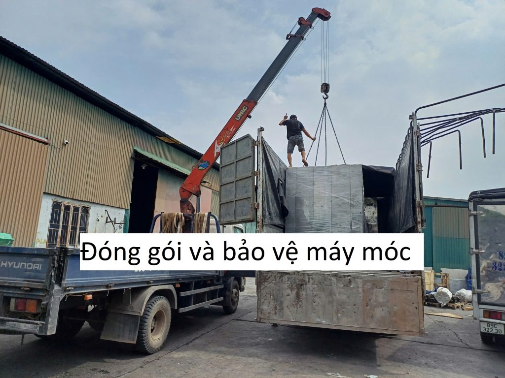 Đóng gói và bảo vệ máy móc