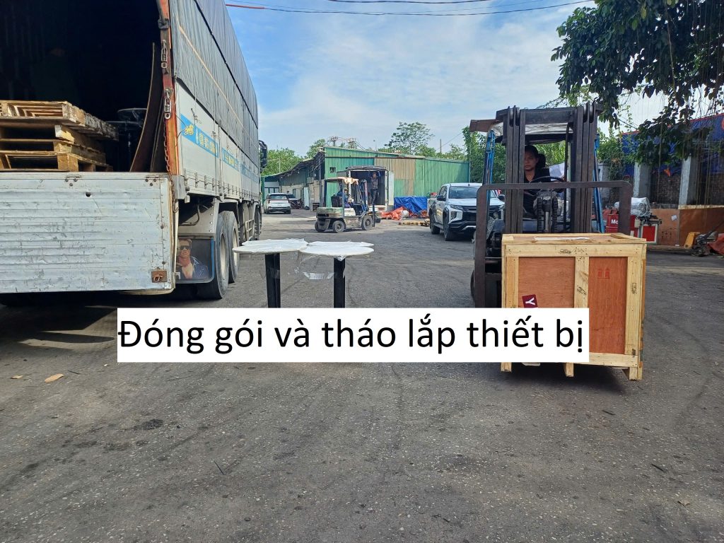Đóng gói và tháo lắp thiết bị