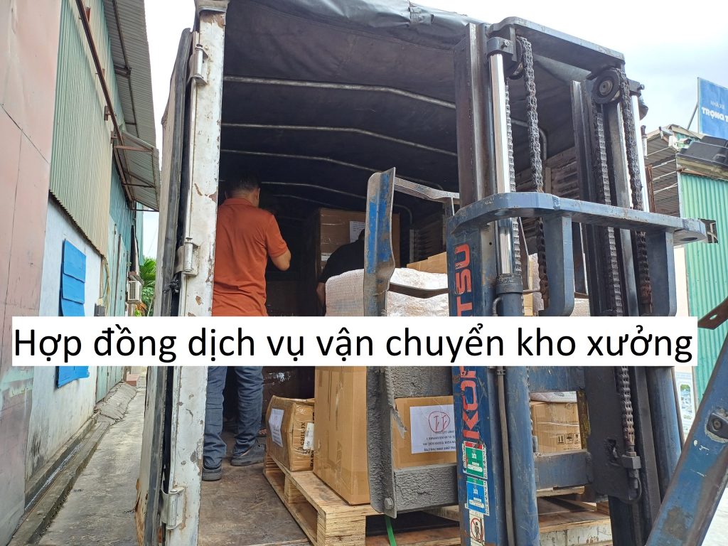 Hợp đồng dịch vụ vận chuyển kho xưởng