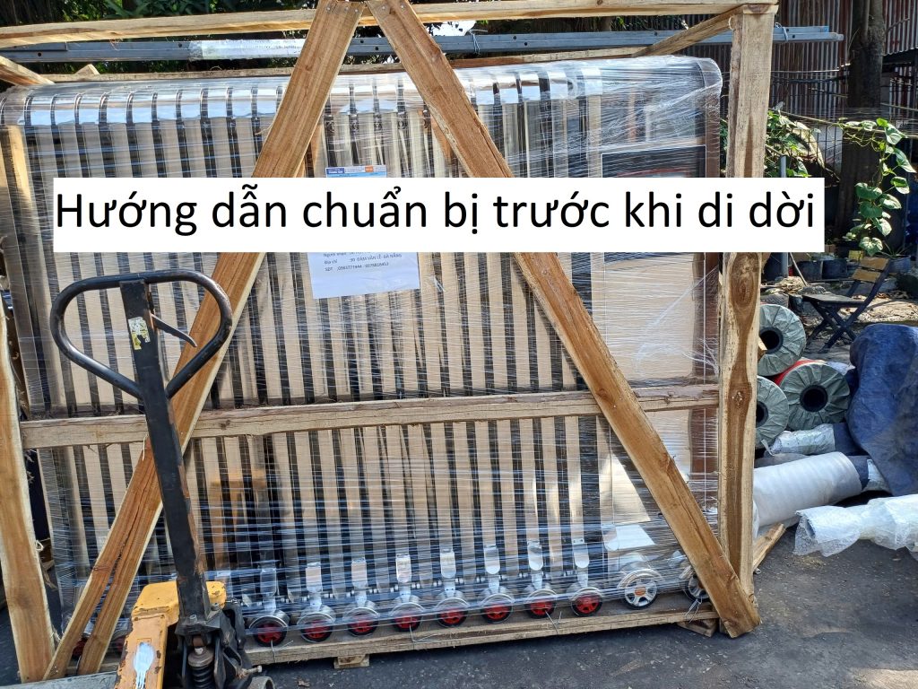 Hướng dẫn chuẩn bị trước khi di dời