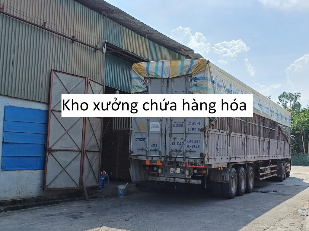 Kho xưởng chứa hàng hóa