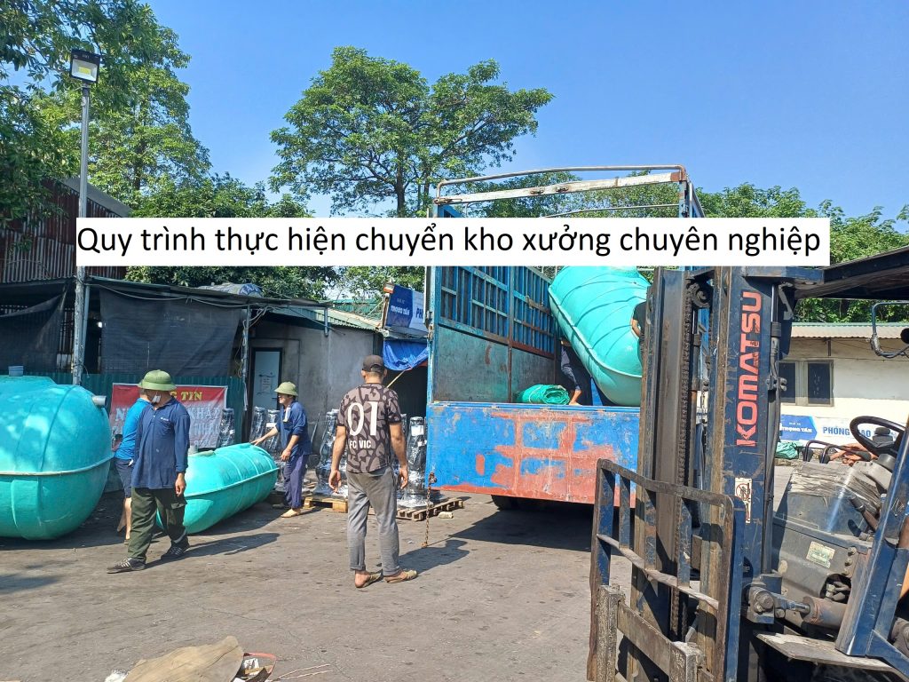 Quy trình thực hiện chuyển kho xưởng chuyên nghiệp