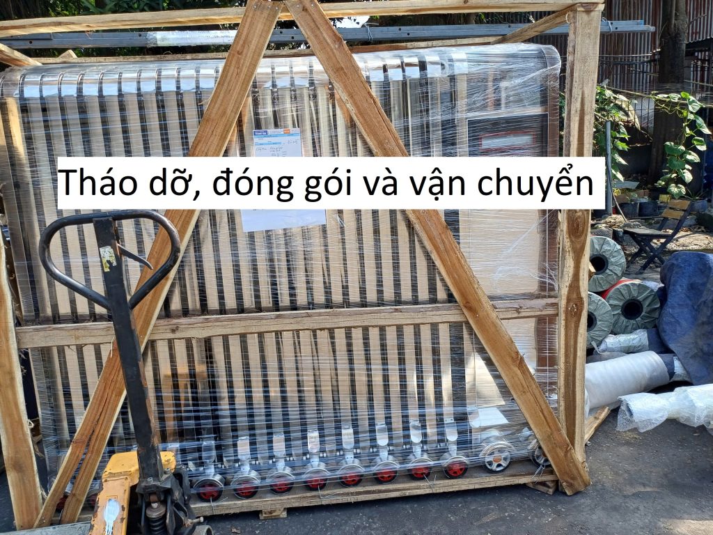 Tháo dỡ, đóng gói và vận chuyển