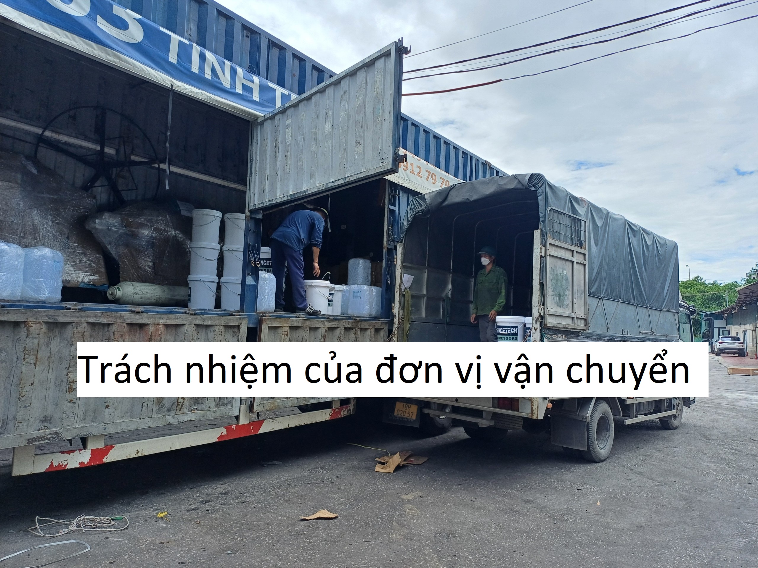 Trách nhiệm của đơn vị vận chuyển