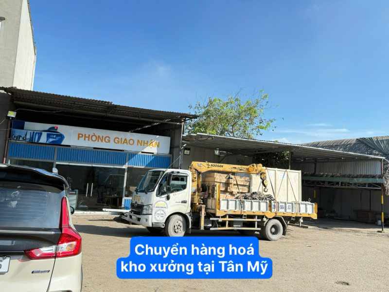 chuyển hàng hóa kho xưởng tại Tân Mỹ