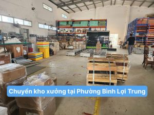 Chuyển kho xưởng tại Phường Bình Lợi Trung