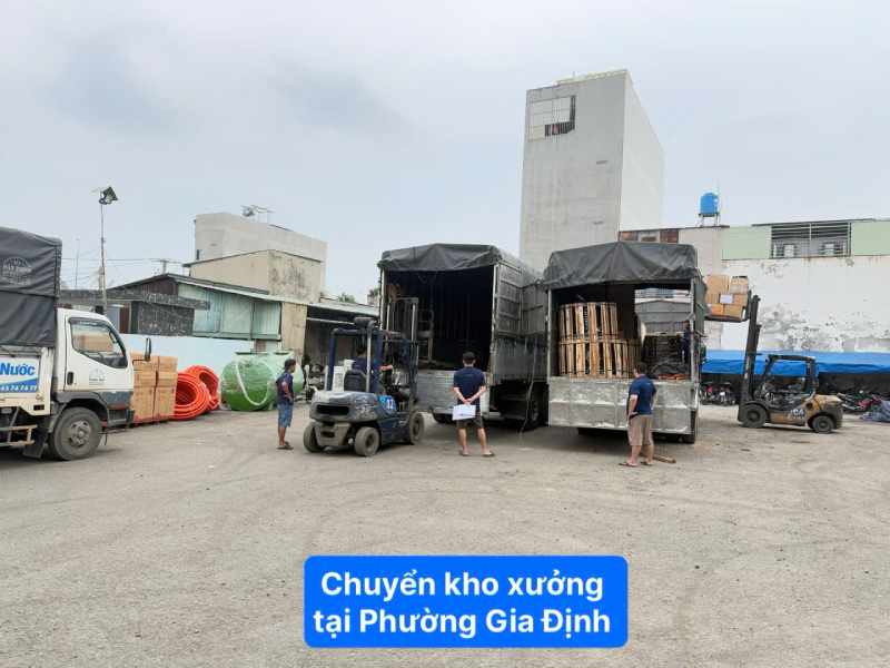 Chuyển kho xưởng tại Phường Gia Định 