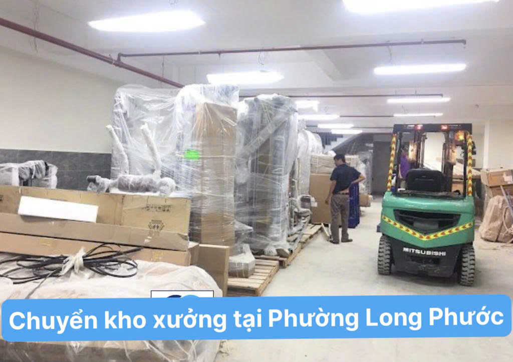 Chuyển kho xưởng tại Phường Long Phước