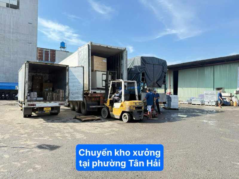 Chuyển kho xưởng tại Phường Tân Hải 