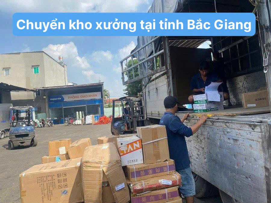 Chuyển kho xưởng tại tỉnh Bắc Giang